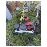 Bike, tricycle and knee scooter