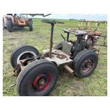Crawler made with WWII jeep surplus axles
