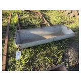 Metal trough