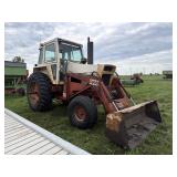 Case 1070 w/70 Loader Good Rubber