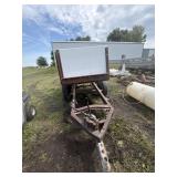 Homemade Stanhoist hydraulic dump trailer  4' x 8'