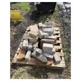Pallet of misc. landscaping block