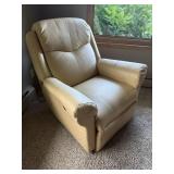 Leather Power Recliner (tan)