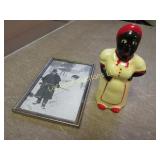 vintage black mammy ceramic figure Bank & hunter