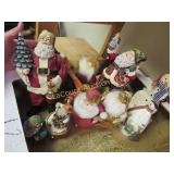 misc Christmas Santa figures decor