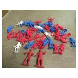 vintage MPC plastic figures space men