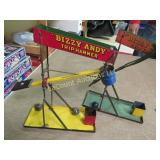 Wolverine Sandy Bizzy Andy tin sand toys marbles