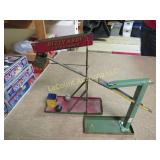 Wolverine Sandy Bizzy Andy tin sand toys marbles
