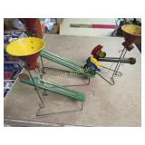 Wolverine Sandy Andy tin sand toys parts lot