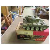 Remco Bulldog tank w box battery operated