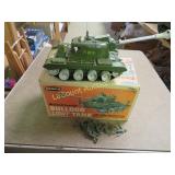 Remco Bulldog tank w box battery operated