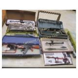 mini model toy guns new in cases box
