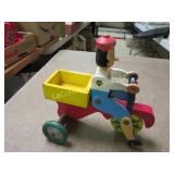 old wood tricycle toy