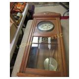 beautiful oak wall clock