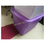 4 storage tubs totes