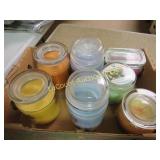 assorted candles all jars yummy smelling