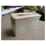 small painted military ammo box
