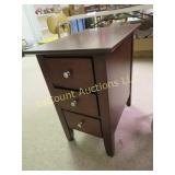 small 3 drawer side table good condition