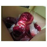 assorted valentines day vases
