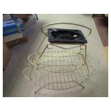 MCM vintage floor ashtray heavy glass ashtray