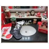 Coca cola decor lot lots of goodies