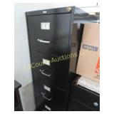 4 drawer file cabinet with key