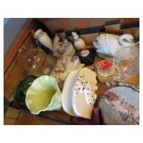 decorator lot dalmation napkin holder swan bowl