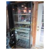 30' x 72' glass display shelving unit