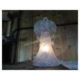large acrylic lighted angel figure beautiful