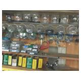 all nuts and bolts in containers and divided