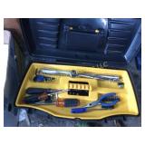 nice tool box w contents tools good condition