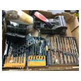 drill bits older vise clamp more