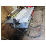 Performax Table saw on moveable cart