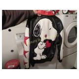 Snoopy leather jacket great condition size Medium