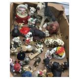 huge amount dog decor figures