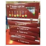 6 strings bubble light sets in boxes