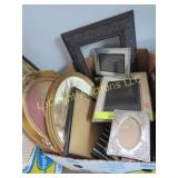 many assorted picture frames