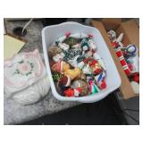 assorted Christmas holiday decor