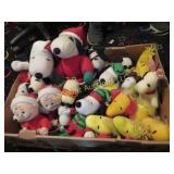 Plush Charlie Brown Snoopy Woodstock lot