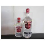 sealed bottles Smirnoff Vodka