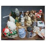Christmas holiday decorator pieces figures