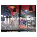 assorted beer bar glasses