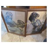 Mod pair vintage couple prints 23' x 32'
