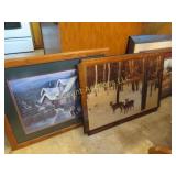 4 assorted picture prints