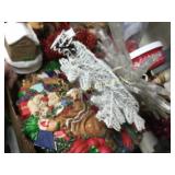 Christmas decor lot snowflake lights more
