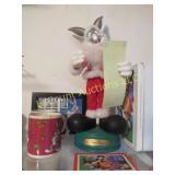 Bugs Bunny lot figure stamps mugs tin stamp
