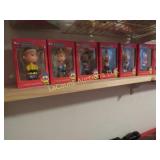 8 Peanuts ornaments all new boxed condition