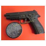 S16 Sauer P226 Pellet hang gun w tin of pellets