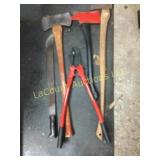 fire axe axes machete bolt cutters