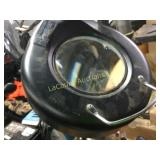 lighted magnifier screwed on